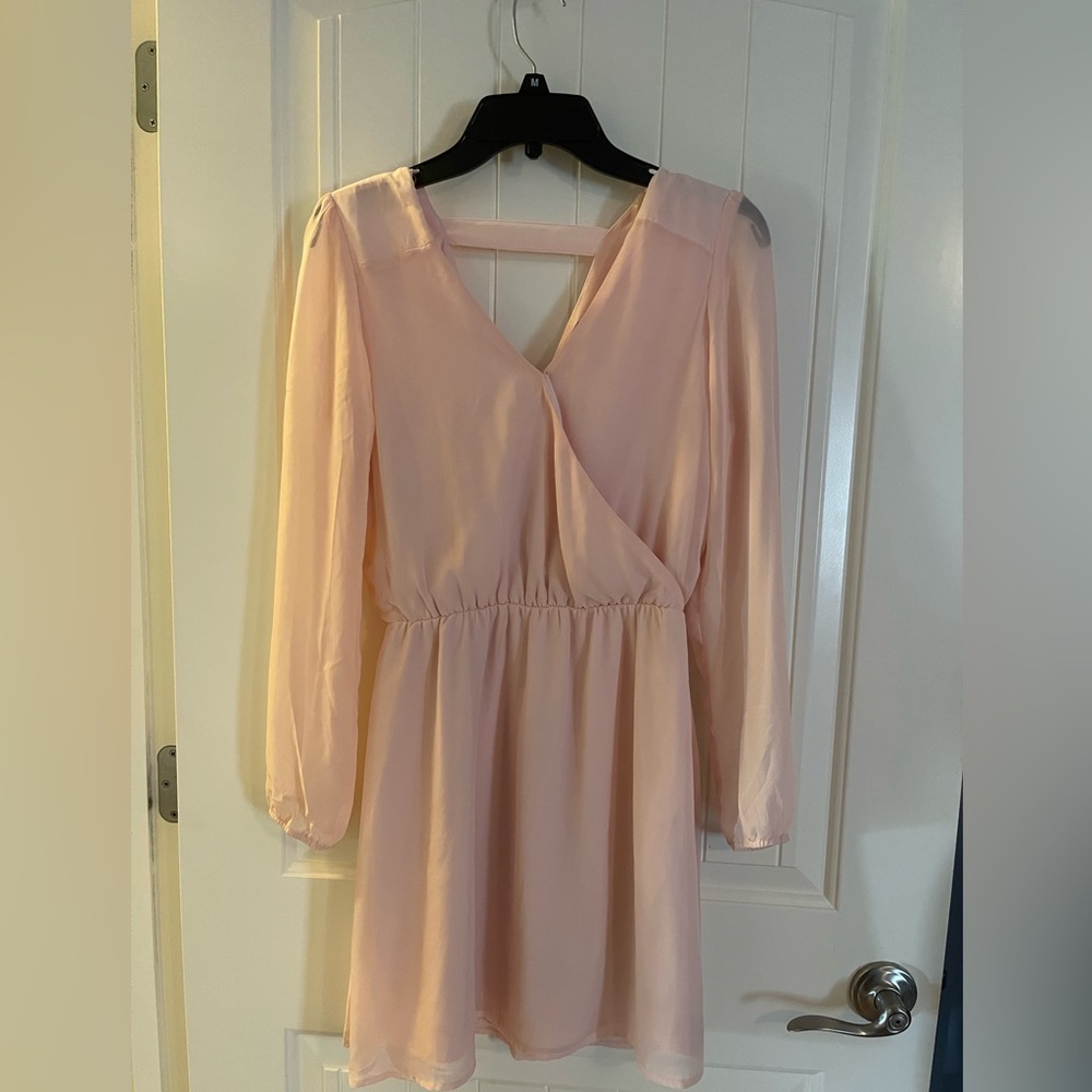 Pink Long Sleeve Charlotte Russe Dress